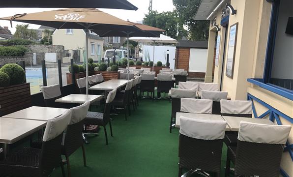 Hotel Normandie bord de mer - Hotel Quineville avec terrasse