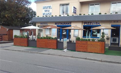 Hotel Normandie bord de mer - Hotel Quineville avec terrasse