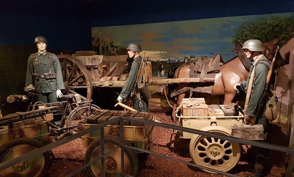 Mémorial de Quinéville près de notre hôtel à Quineville en Normandie