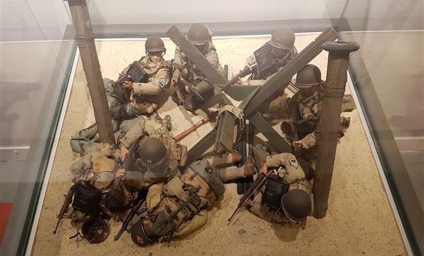 Mémorial de Quinéville près de notre hôtel à Quineville en Normandie