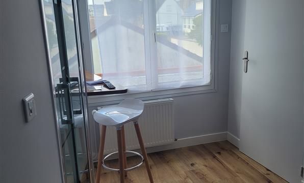 Chambre double confortable Hotel bord de mer Quineville Normandie