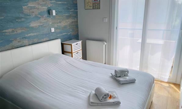 Chambre double avec balcon Hotel Quineville en Normandie 