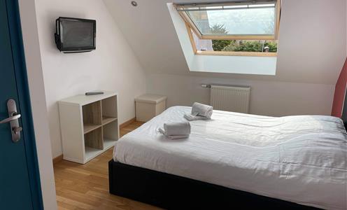 Chambre double Hotel bord de mer Normandie