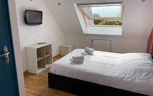 Chambre double Hotel bord de mer Normandie