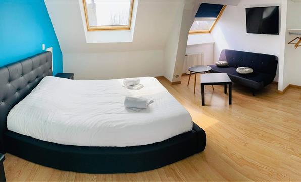 Chambre Triple - Hôtel de la Plage entre Saint Vaast la Hougue et Sainte Mère Eglise